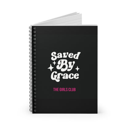 Saved by Grace- Spiral Notebook