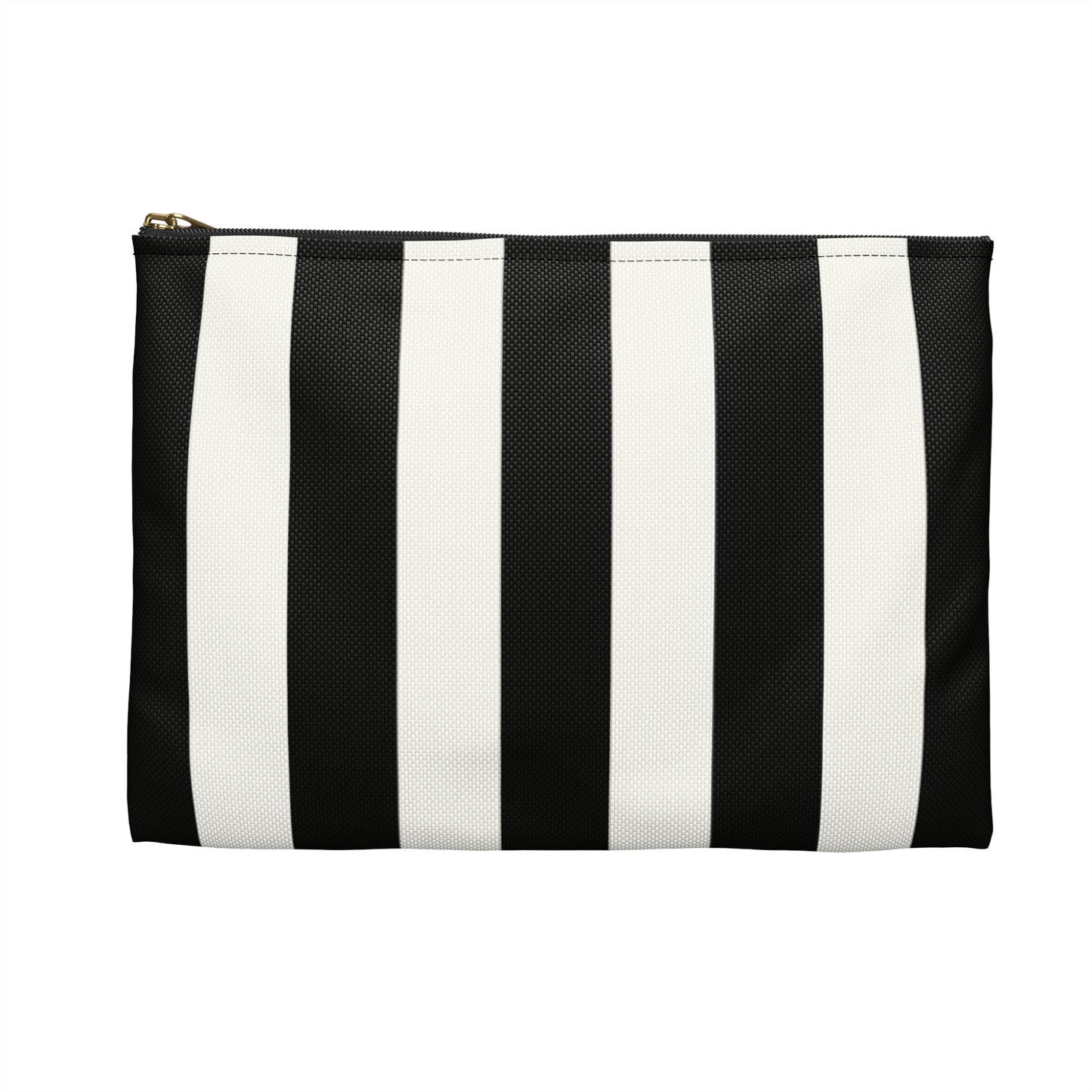 Striped accessory bag
