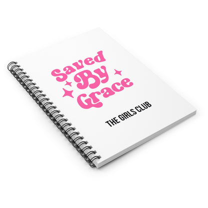 Saved by Grace - Spiral Notebook
