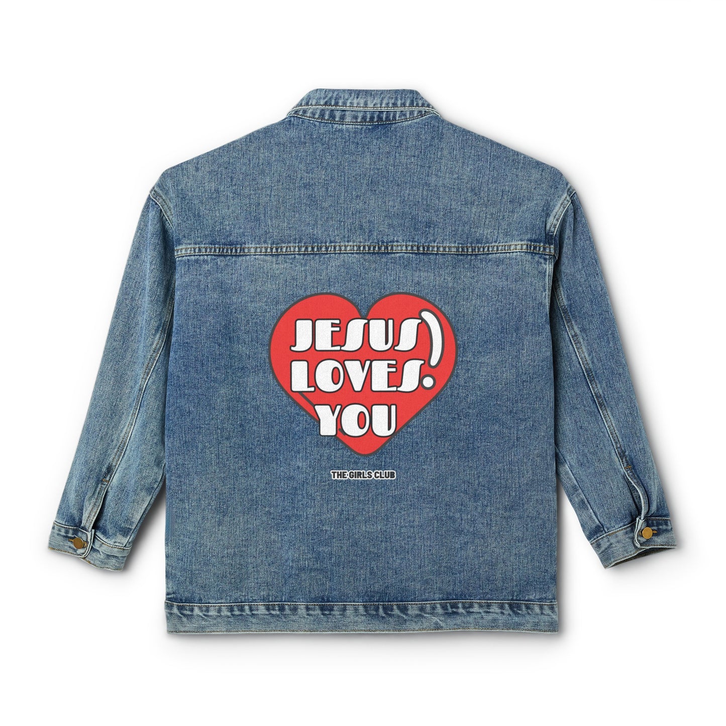 Jesus Loves You Denim Jacket