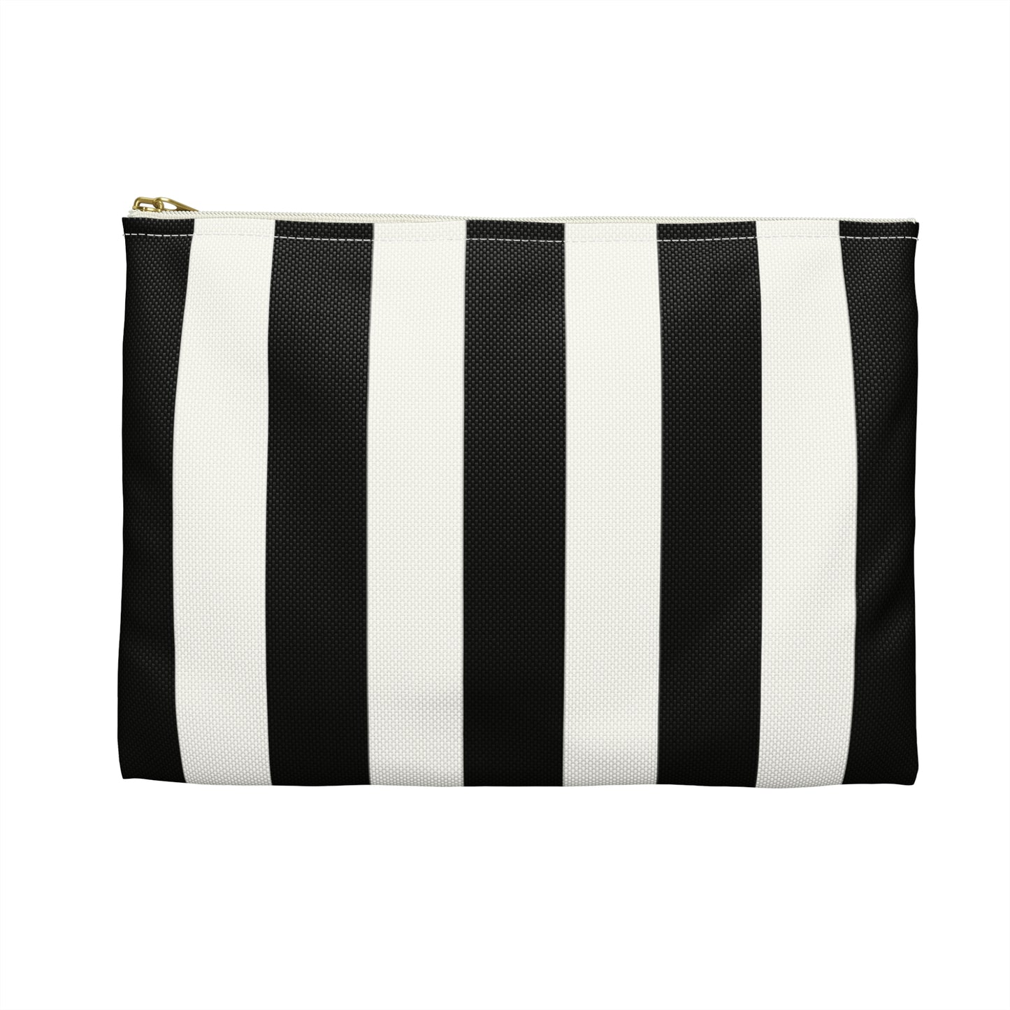 Striped accessory bag