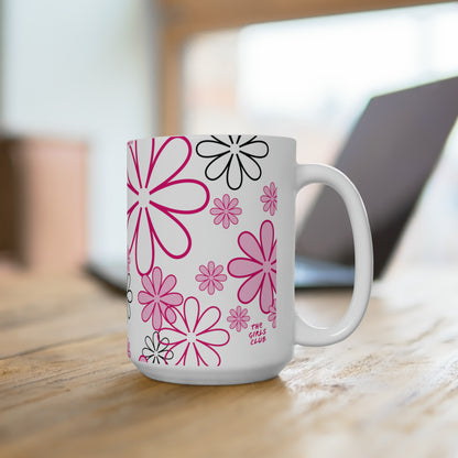 Flower Mug 15oz
