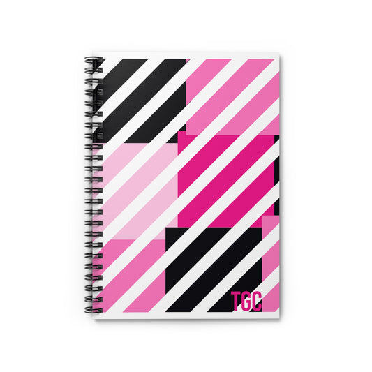 Lines Spiral Notebook