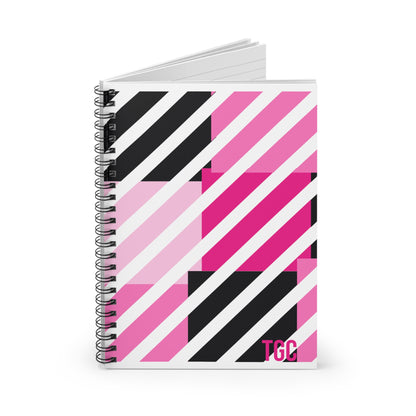 Lines Spiral Notebook