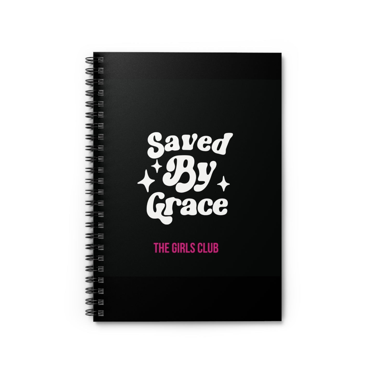 Saved by Grace- Spiral Notebook