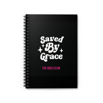 Saved by Grace- Spiral Notebook