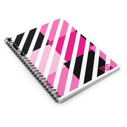 Lines Spiral Notebook