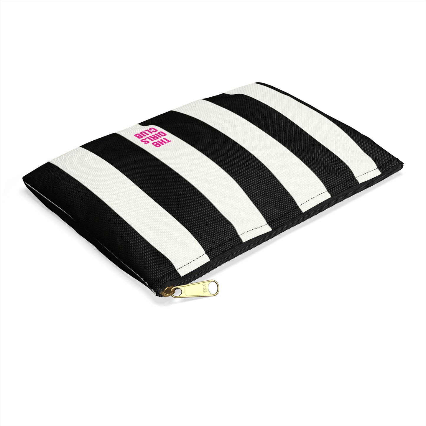 Striped accessory bag