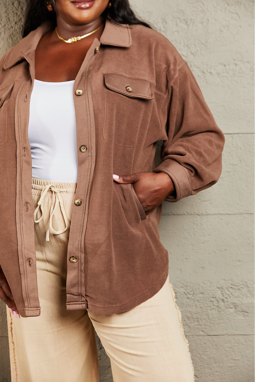 Cozy Button Down